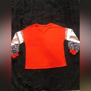 GET THE LOOK!! Ladies Long Sleeve Shirt animal print!